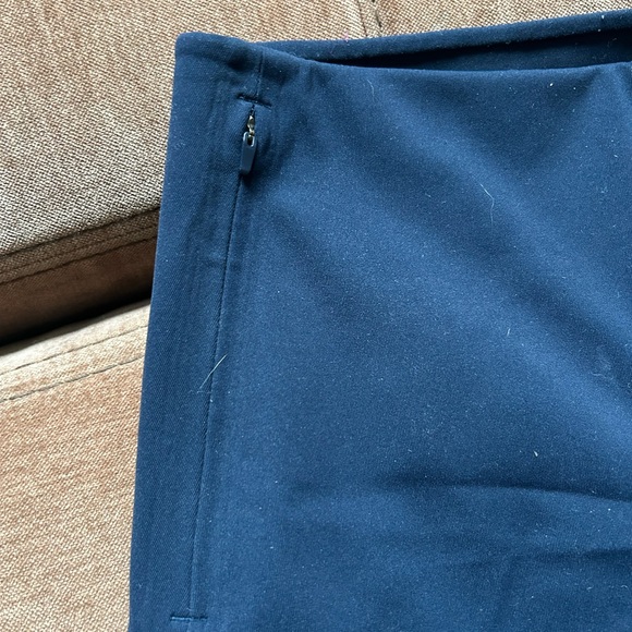 Lululemon smooth fit pull on high rise Classic Navy Straight-Leg Pants trousers - Picture 9 of 11